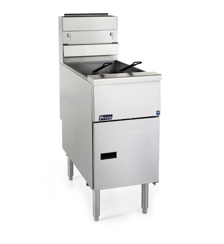 Pitco SG14-S NAT Natural Gas Floor Fryer